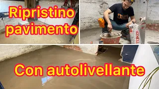 Tutorial fai da te come posare autolivellante per ripristinare pavimento - Il mio Nuovo Laboratorio