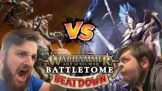 Sons of Behemat vs Lumineth Realm-Lords -  BATTLETOME BEATDOWN