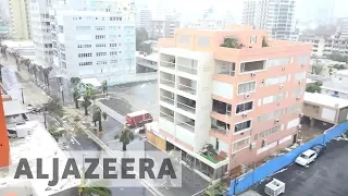 Hurricane Maria tears through Puerto Rico