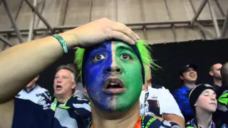 Seahawks Fan Reaction to Super Bowl Interception (NorbCam Selfie)