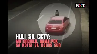 Huli sa CCTV: Motorsiklo, sumalpok sa kotse sa Ilocos Sur | NXT