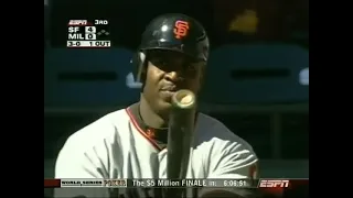 Barry Bonds goes 3-for-3