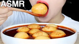 ASMR 계란떡볶이 먹방 | 삶은계란 떡볶이 국물에 촉촉하게 먹는 소리