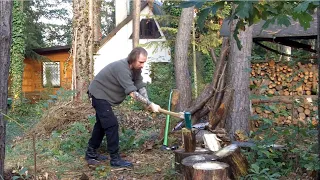 My time in the forest - relax during chopping wood. No comment - just nature.