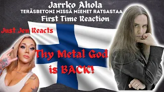 First Time Hearing | Jarkko Ahola "Teräsbetoni Missä Miehet Ratsastaa" | Just Jen Reacts