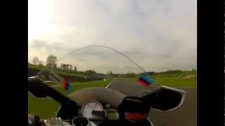 BMW S1000RR onboard at Oulton Park