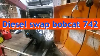 Bobcat 742 Diesel Engine Swap