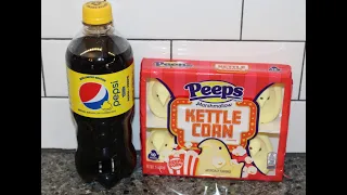 Limited Edition Peeps Pepsi & Kettle Corn Marshmallow Peeps Review