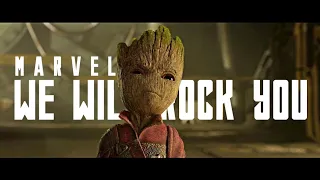 Avengers cinematic universe  - we will rock you tribute