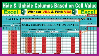 #281-Master Excel Tricks: Hide or Unhide Columns Based on Cell Values with VBA Macro!