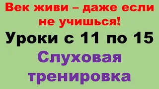 Курс А1 уроки с 11 по 15. Только на польском. Тренировка восприятия на слух.