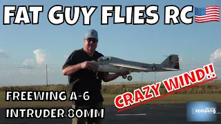 FREEWING A-6 INTRUDER 80MM HP CRAZY WIND MAYHEM by Fat Guy Flies RC