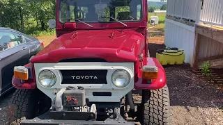 Starting the 77’ LandCruiser