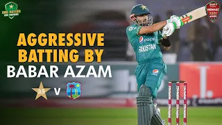 Aggressive Batting By Babar Azam | Pakistan vs West Indies | 3rd T20I 2021 | PCB | MK1T