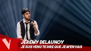 Gainsbourg - 'Je suis venu te dire que je m'en vais' ● Jeremy Delaunoy | Lives | The Voice Belgique