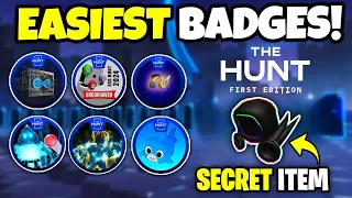 EASIEST BADGES TO CLAIM & FREE RAINBOW DOMINUS IN THE HUNT ROBLOX [THE HUNT 2024]
