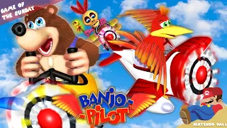 Banjo Pilot (GBA) Racing game with Banjo, Kazooie, Gruntilda and Mumbo Jumbo - Game of the Sunday