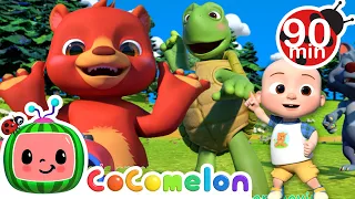 JJ plays Freeze Dance | Animals for Kids | Animal Cartoons | Funny Cartoons | Learn about Animals