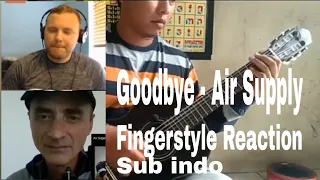 @Alip_Ba_Ta.  " Goodbye - Air Supply " Fingerstyle Reaction ( Subtitle Indo )