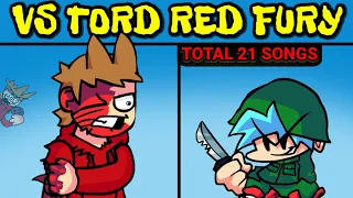 Friday Night Funkin' VS Tord Red Fury BETA FULL WEEK + Cutscenes | Eddsworld (FNF Mod/Hard)