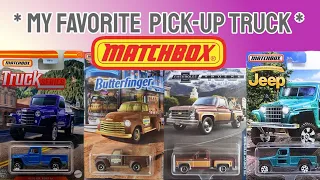 My Favorite Matchbox Pickup truck