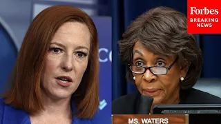 JUST IN: Psaki Questioned About "Double Standard" For Maxine Waters' Comments On Derek Chauvin Trial