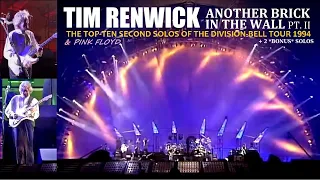 Another Brick TOP-10 Tim Renwick 2nd. solos 1994 (LIVE)