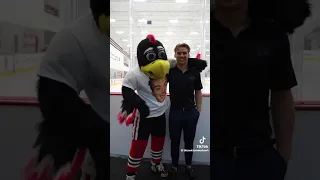 Connor Bedard and Tommy Hawk!! 😂😁😂