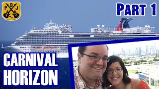 Carnival Horizon (Eastern) Pt.1: First Carnival Cruise From Miami 2021, Embarkation Day - ParoDeeJay