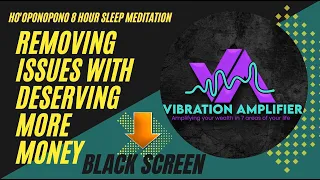 8 Hour Ho'oponopono sleep - 432HZ - BLACK SCREEN - unblock undeserving issues to manifesting money