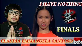 CLAUDIA EMMANUELA SANTOSO-"I HAVE NOTHING"(WHITNEY HOUSTON)/THE VOICE OF GERMANY-THE FINAL