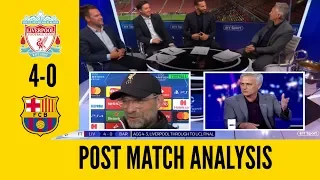 Liverpool Smashed Barcelona 4 0 Full Match Analysis | Klopp and mourinho Reactions