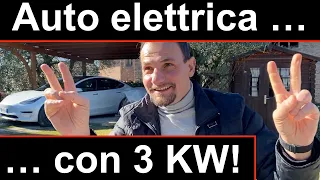 AUTO ELETTRICA con 3 kW | Come gestisco la ricarica della mia Tesla Model 3