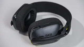 🎧 Logitech G435 - ПОСРЕДСТВЕННОСТЬ (зато дешево)