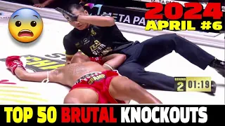 Top 50 Best Knockouts in April 2024 #6 (MMA•Muay Thai•Boxing•kickoxing)