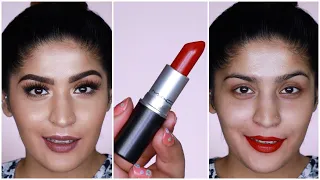 Swatching All My MAC Lipsticks | With & Without Makeup | Shreya Jain