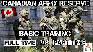 Canadian Army Reserve | Full time vs Part time Basic training Update: Regular Force BMQ is 10 weeks