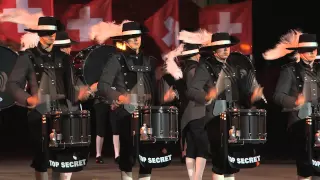 Top Secret Drum Corps @ Royal Edinburgh Military Tattoo 2015!