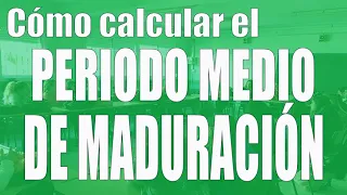 Cálculo del periodo medio de maduración (PMM)