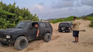 Nissan pathfinder  4x4 2020 en arena recatando ala tocalla en isabela