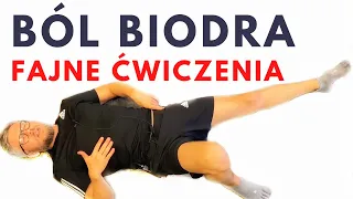 ĆWICZENIA BIODER - dobre na ból biodra, rozruszanie, lekkie wzmocnienie - dr n. med. Marcin Wytrążek