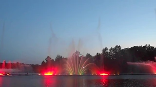 Fountains in Vinnitsa, Vinnytsia Winnyzja. Interesting places in Ukraine