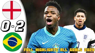 England vs Brazil 2-0 ALL GOALS HIGHLIGHTS 2024