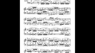 Invention No. 13 in A minor BWV 784 by J.S. Bach w/ Sheet Music