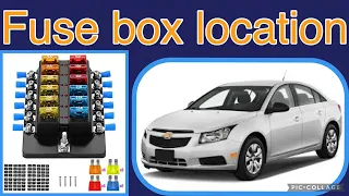 The fuse box location on a 2012 Chevy Cruze￼