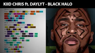 Kiid Chris ft. Daylyt - Black Halo [Rhyme Scheme] Highlighted