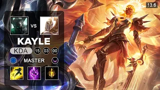 Kayle vs Mordekaiser Top - EUW Master - Patch 13.6 Season 13