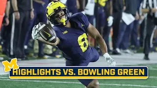 Bowling Green at Michigan | Highlights | Big Ten Football | Sept. 16, 2023