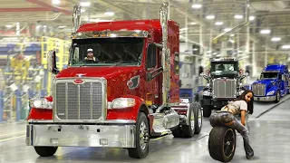 Inside US Peterbilt Truck Factory🚛Producing Giant Trcuks [Manufacturing processs] Assembly line