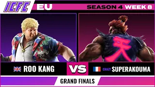 Roo Kang (Bob) vs. SuperAkouma (Akuma) Grand Finals - ICFC EU Tekken 7 Season 4 Week 8